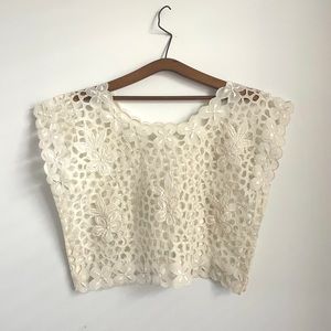 Unique vintage top and vest.